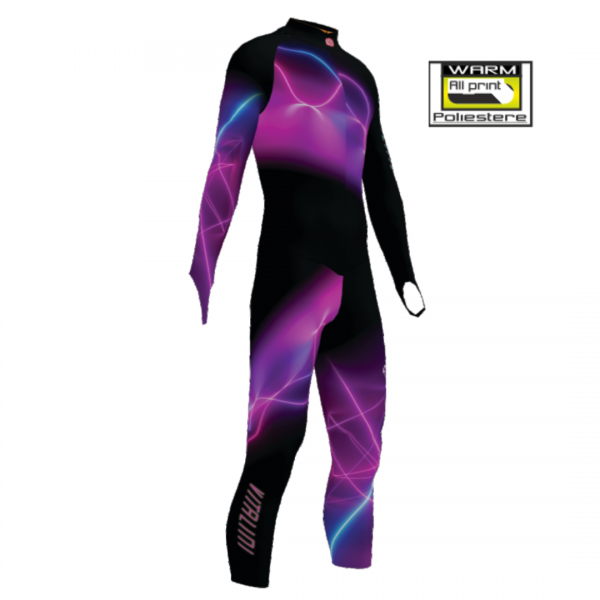Combinaison WARM Neon Pink avec protections EB/VP56-NR